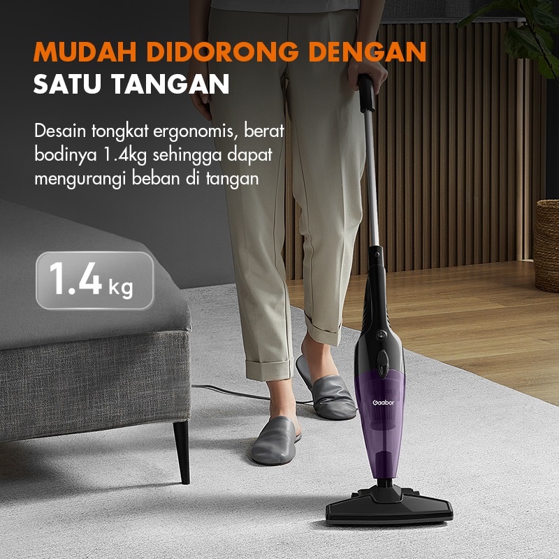 Gaabor Vacuum Cleaner Kapasitas Multifunction 2-in-1Mini Handheld Light  Clean Dual Use Vacuum Strong Suction  Easy Cleaning Penyedot Debu / GVCW-M15A02