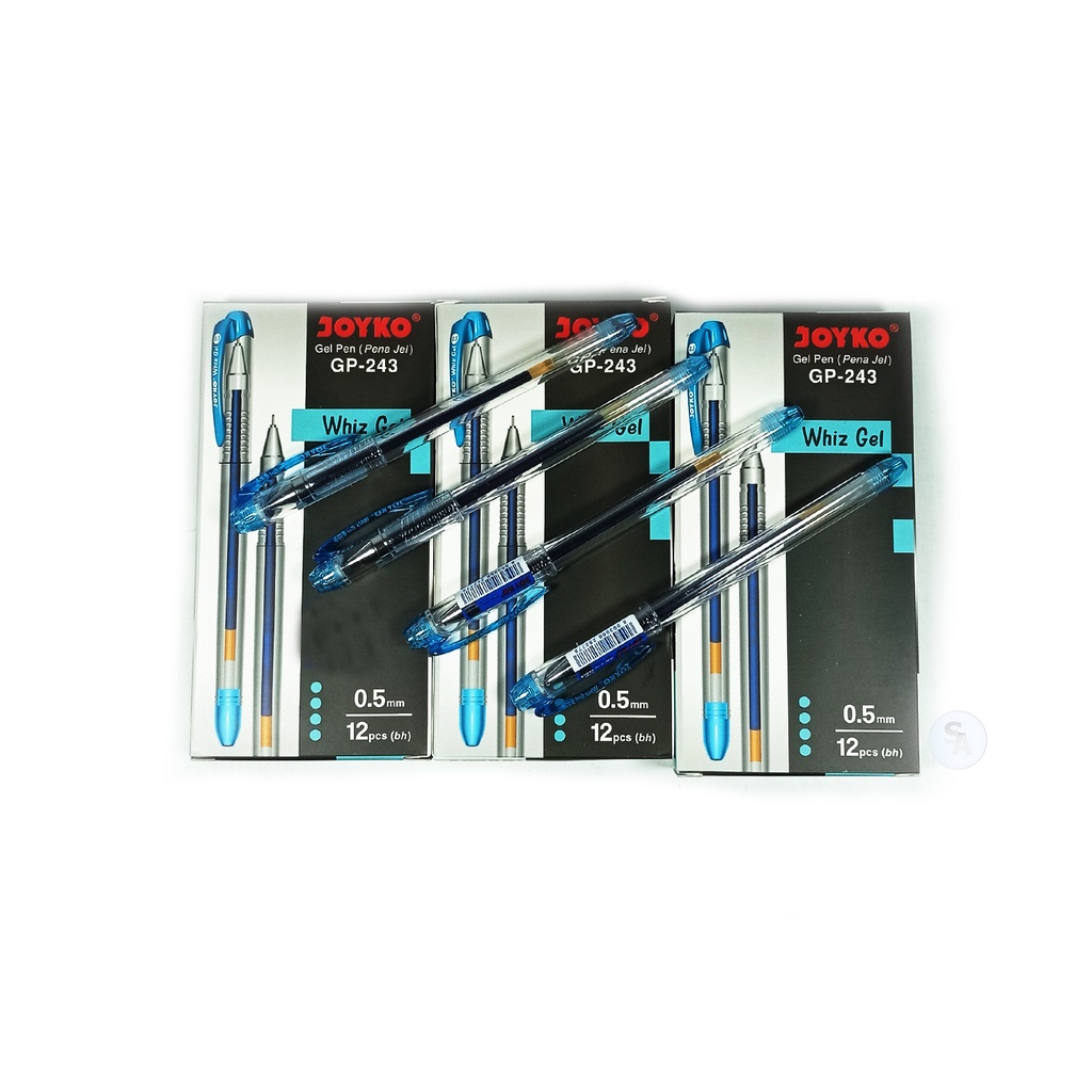 

JOYKO - Pulpen Jel Gel Pen GP-243 Whiz Gel Biru - Pcs