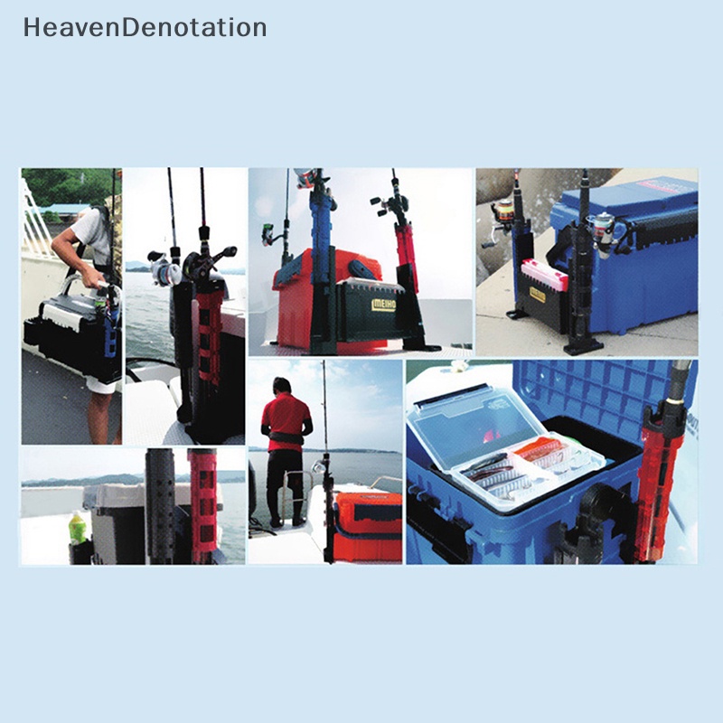 [HeavenDenotation] Kotak Pancing Stand Pancing Box Rod Barrel Holder Kotak Pancing Tiang Aksesoris HDV