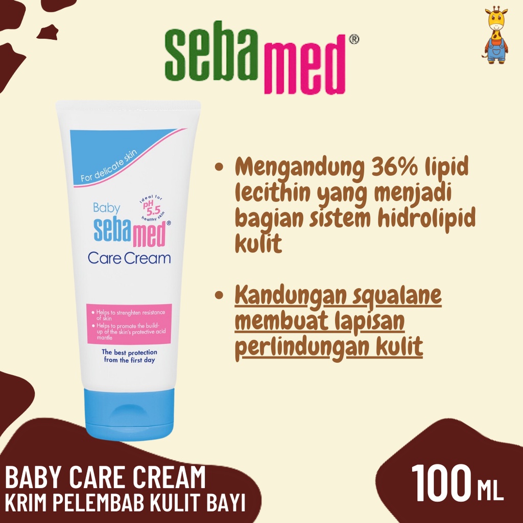 SEBAMED BABY Care Cream 100ml - Krim Kulit Bayi