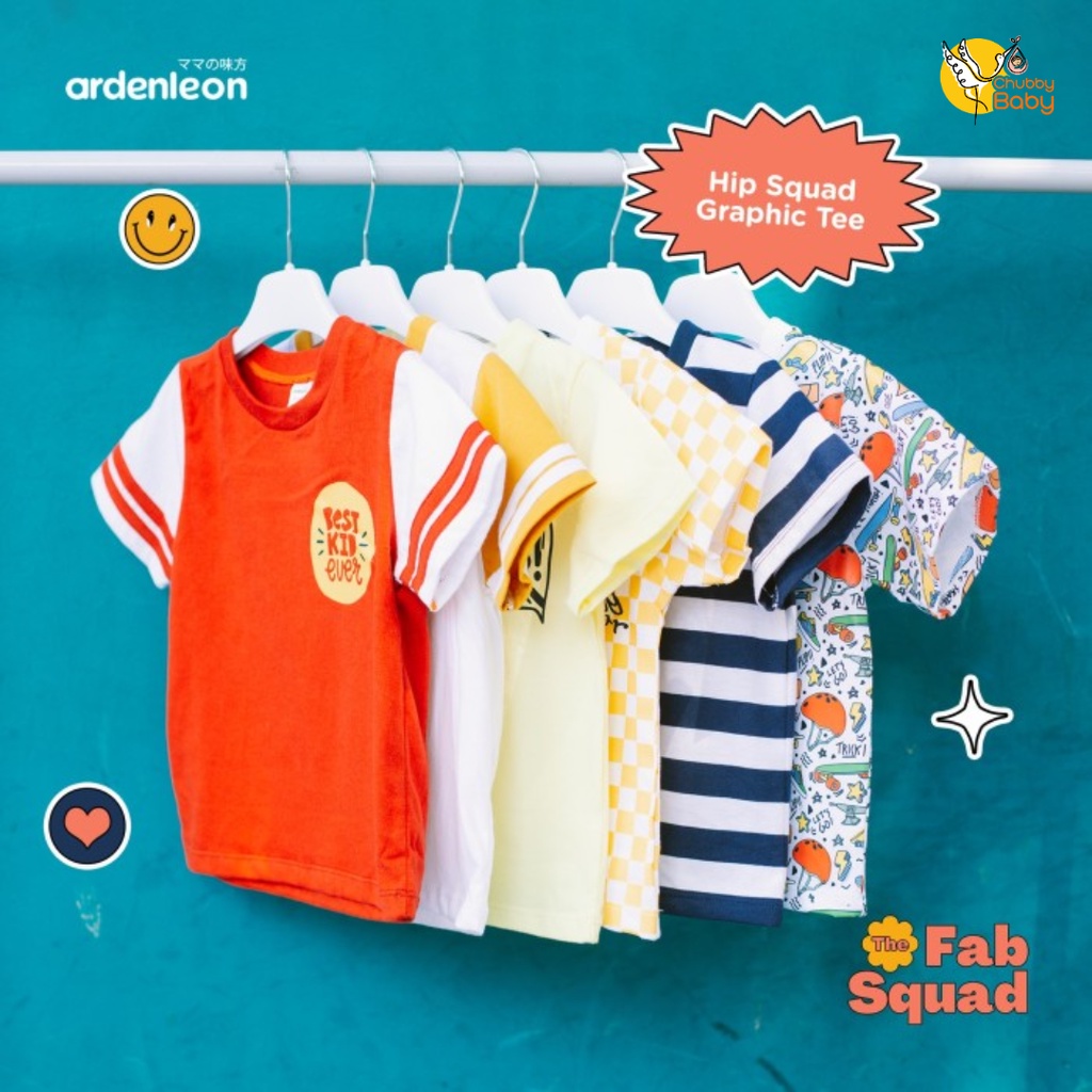 ARDENLEON - Hip Squad Graphic Tee | Kaos Anak