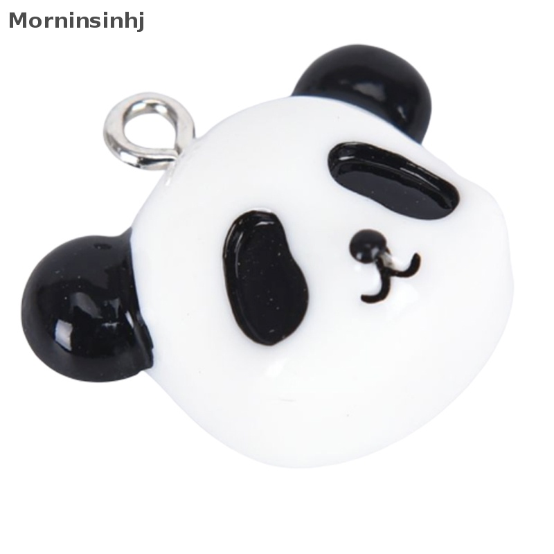 Mornin 20Pcs /Set Resin Panda Ch Liontin Temuan Perhiasan DIY Membuat Kerajinan Hadiah id