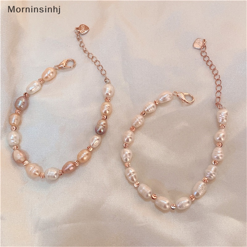 Mornin Baroque Gelang Mutiara Air Tawar Gelang Mutiara Alami Bangle Perhiasan Hadiah id