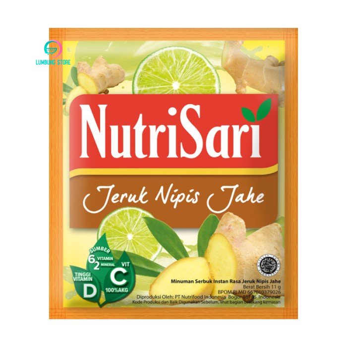 

NutriSari Jeruk Nipis Jahe (40 Sch)