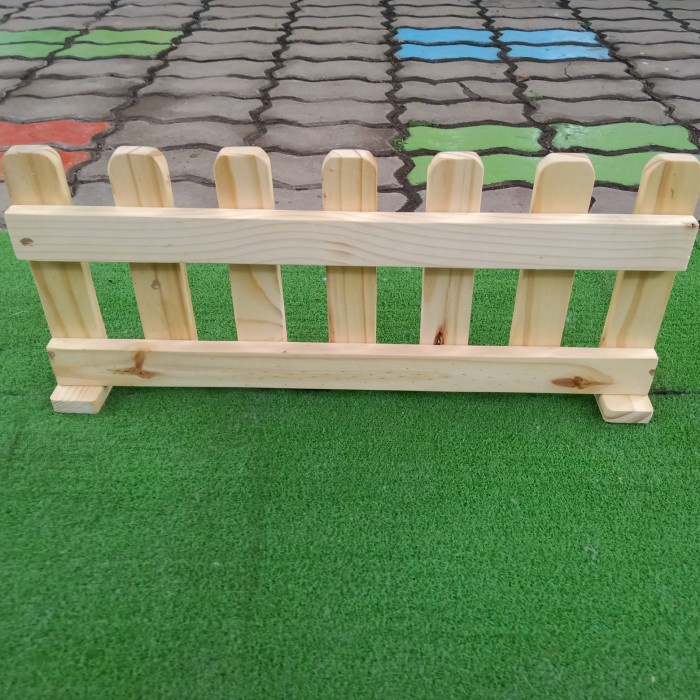 kandang pagar kayu kucing kelinci kura kura 50x20cm
