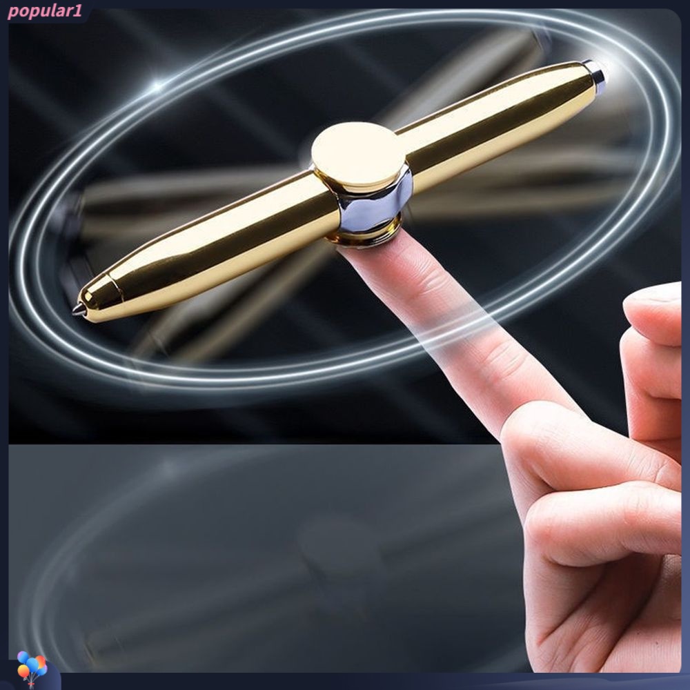 Populer Fidget Spinner Pen Fun Multi Fungsi Gyroscope LED