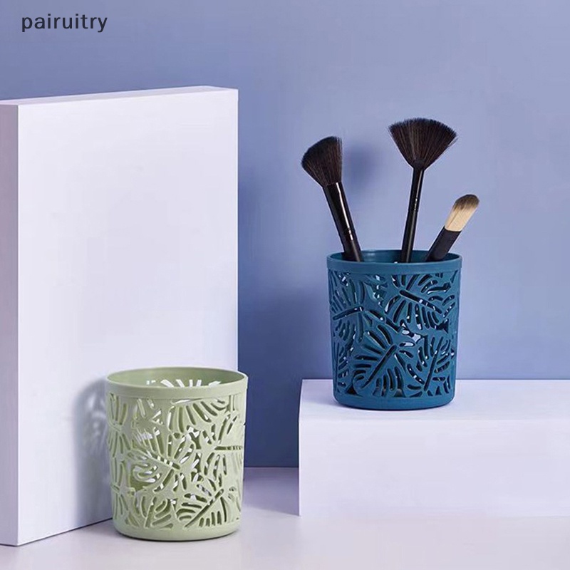 Prt Sederhana Kreatif al Berongga Tempat Pulpen Segar Kecil Dekorasi Desktop Alat Tulis Siswa Makeup Brush Storage Bucket PRT