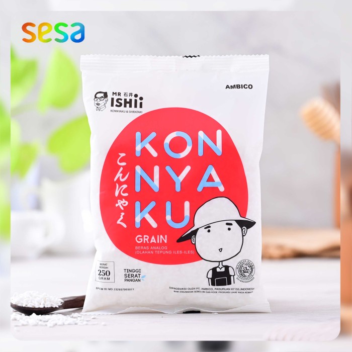 

Bisa COD Mr Ishii Konnyaku Grain Beras Shirataki 250 g