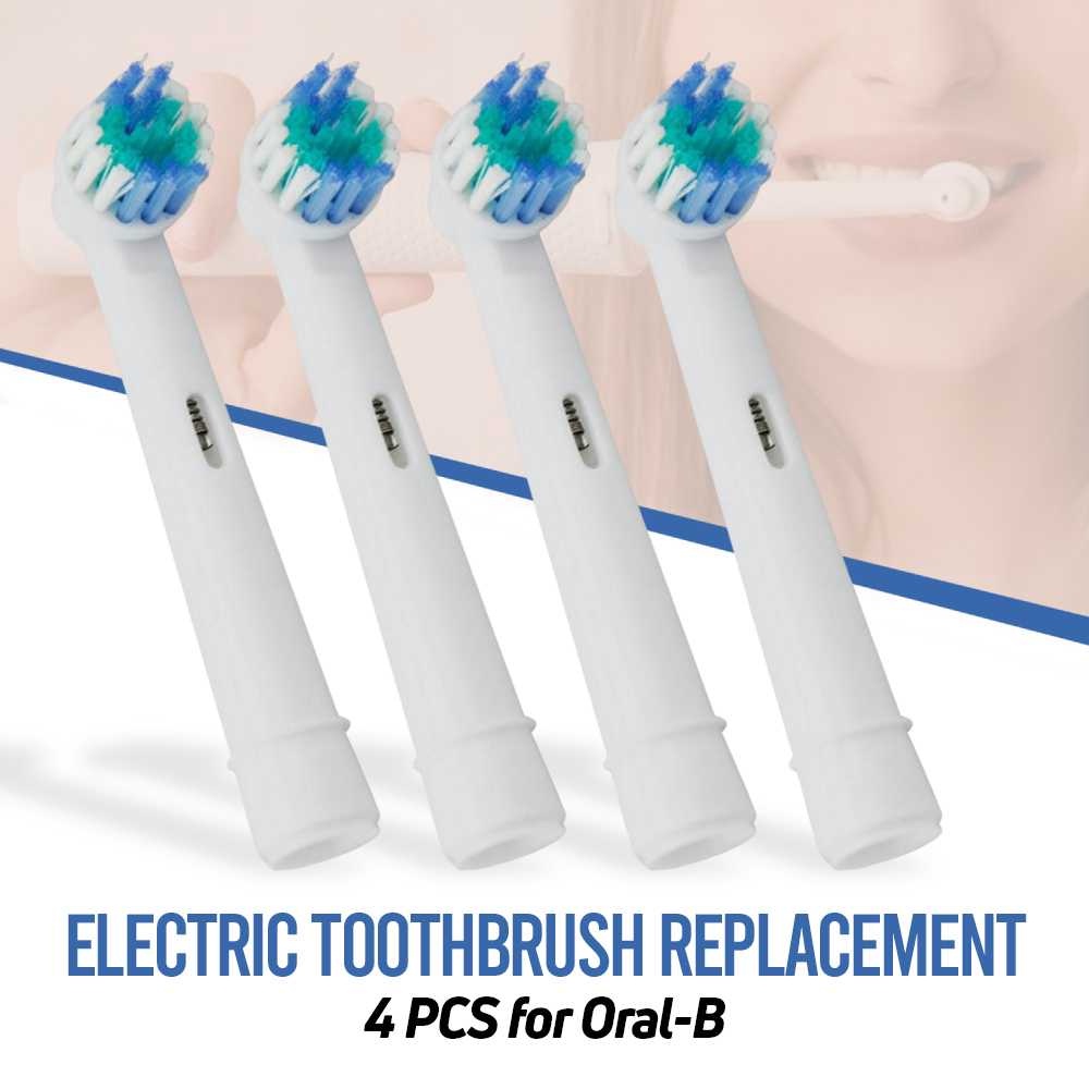 Kepala Tutup Sikat Gigi Anak Elektrik Refill Oral B LEZHISNUG Electric Toothbrush Replacement  4 PCS for Oral-B Soft Bristles