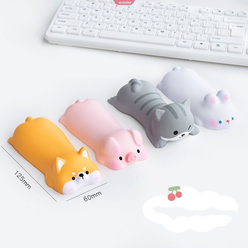 Lucu Mouse Wrist Pad Untuk Mouse Kantor Desktop Komputer Game Dekompresi Bantal Tangan Pergelangan Tangan Istirahat Mendukung Bentuk Kartun Kucing [ZXL]