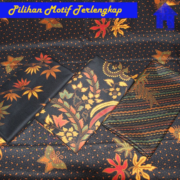 Kain Batik Pekalongan Seri Santoso Kelir 220x115cm. Ori Unggul Jaya