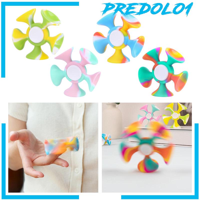 [Predolo1] Kartun Fidget Gyro Suction Cup Mainan Untuk Kursi Makan Mainan Interaksi Hadiah