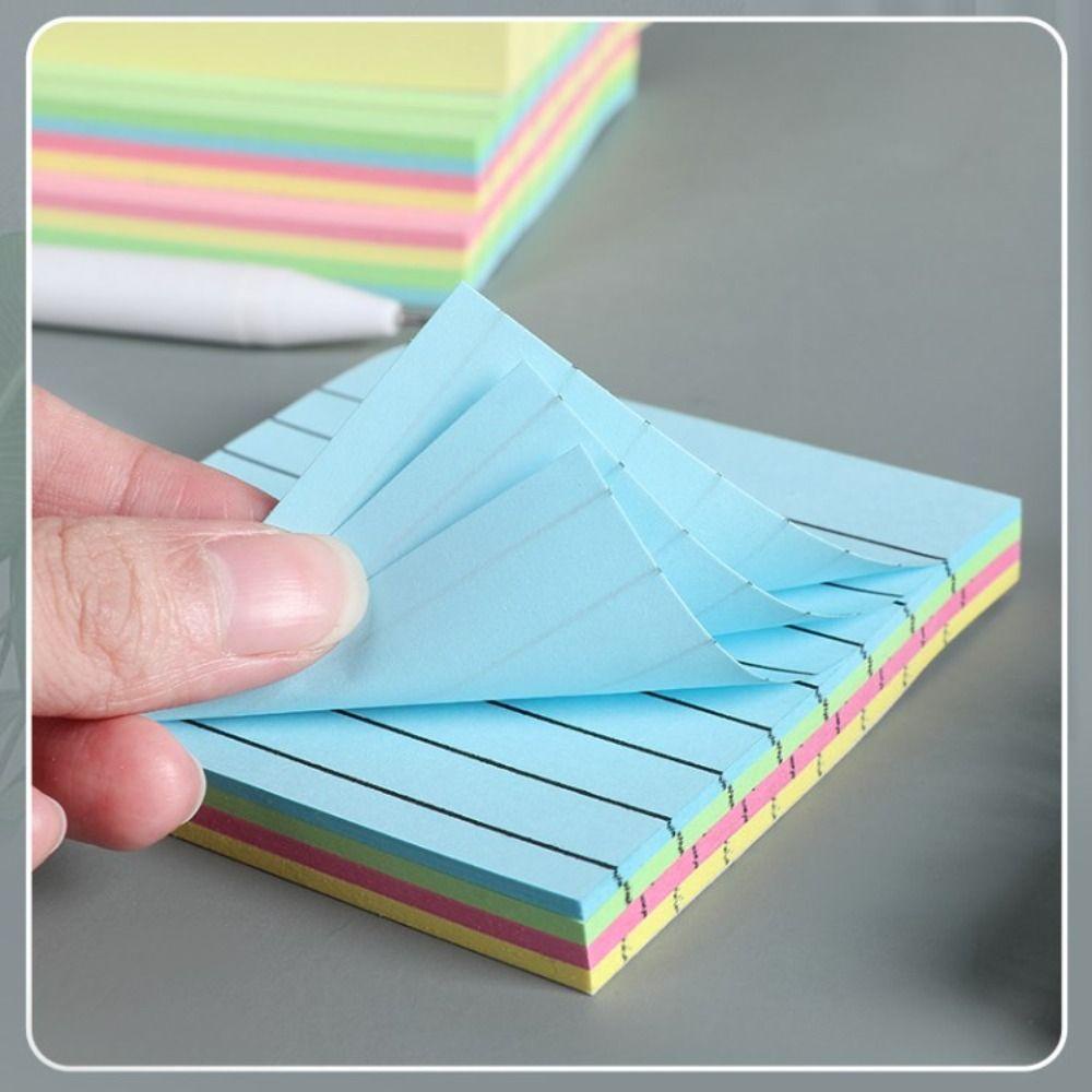 [Elegan] Posted Sticky Note Pad Creative 100Sheets N Times Sticky Scrapbooking Mengambil Catatan Alat Tulis Pesan Notepads