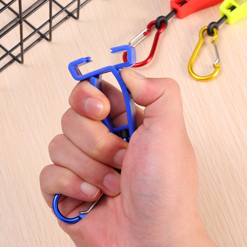 [Hot Sale] Safety Work Tools Storage Clip Multifungsi Sarung Tangan Kerja Luar Ruangan Guard Glove Clip Hanger Dengan Hook Work Clamp Grabber Catcher Non Slip Plastik