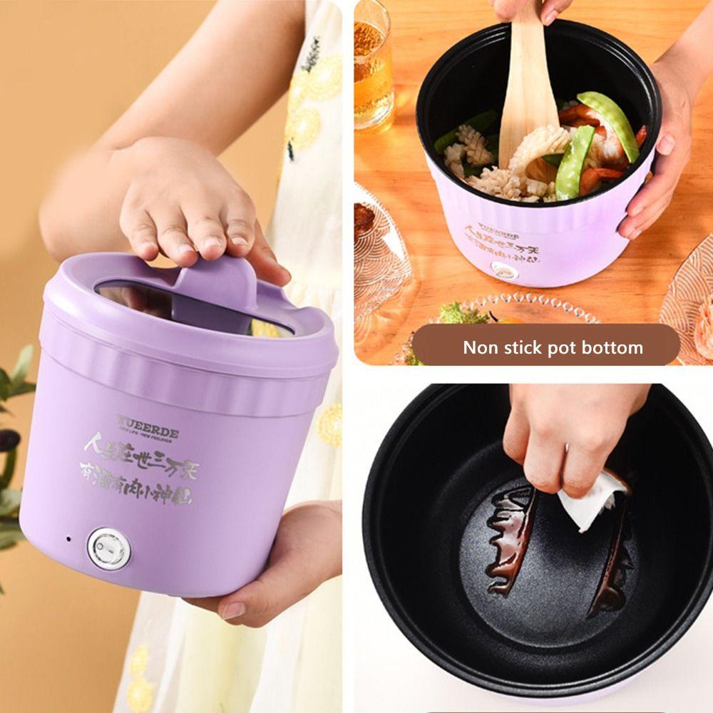 Quinton Electric Cooker Mini Asrama Multifungsi Cepat Makanan Non-stick Pan Panci Masak Rumah Tangga