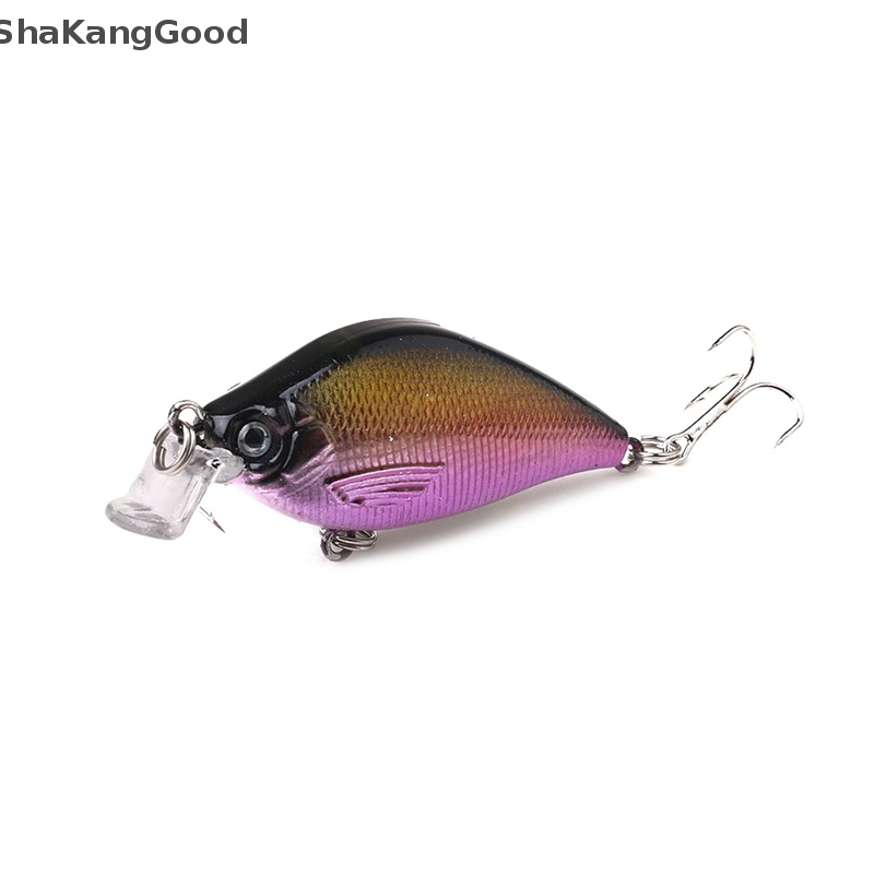 Skid 1PCS Laser Engkol Ikan Kecil Memancing Umpan 6.5CM 8.4G Pesca Hooks Ikan Wobbler Tackle SKK