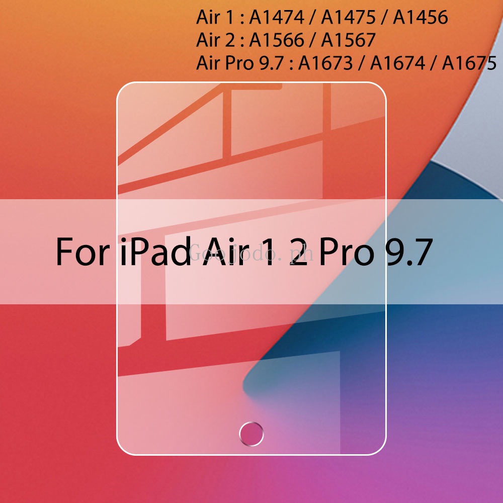 Untuk IPad Air5 4 3 Mini 6 1 2pelindung Layar Untuk IPad Pro11 10.2 10.5 9.7 Tempered Glass 9generasi2022 2021 2020 Kaca