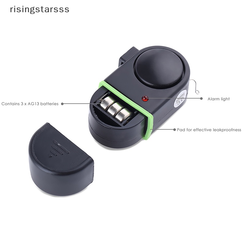 Rsid Span-new Electronic Bite Fish Alarm Bell Tiang Pancing Dg Lampu LED Alarm Device Jelly