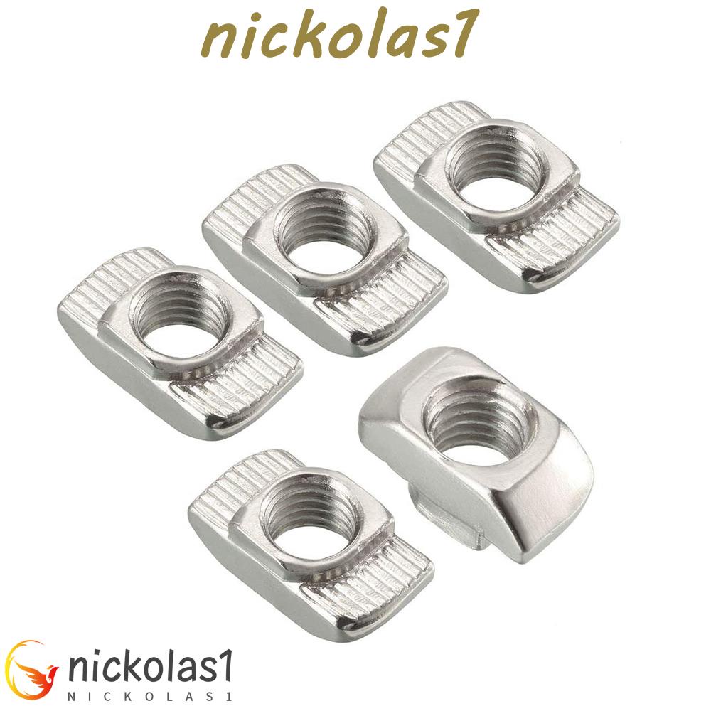 Nickolas1 Pengencang Mur Multi Ukuran 10/50pcs Standar EU Perbaikan Rumah T-Slot Aluminium Profiles