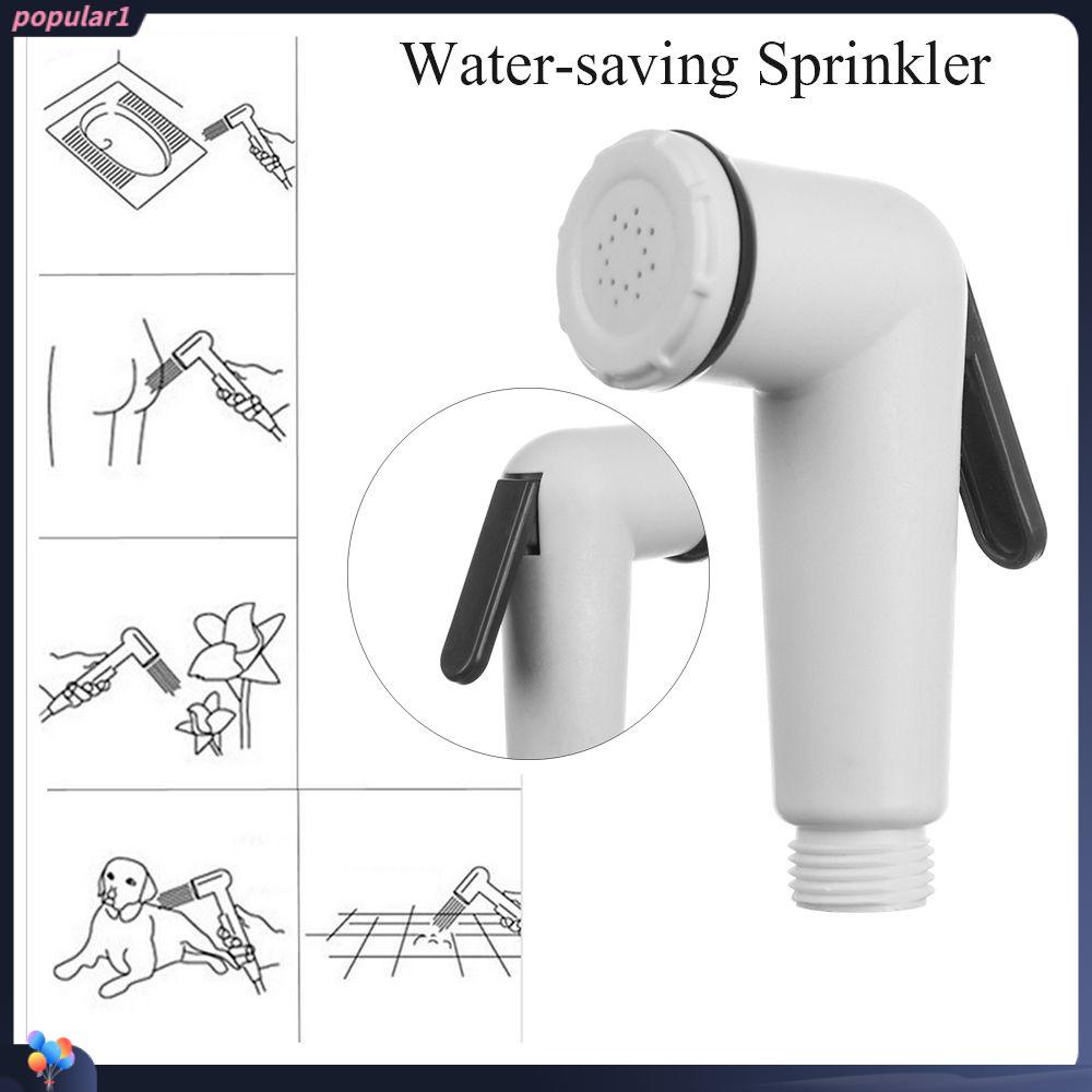 Populer Kepala Shower ABS High Pressure Sprayer Nozzle Semprotan Kamar Mandi Genggam Shattaf