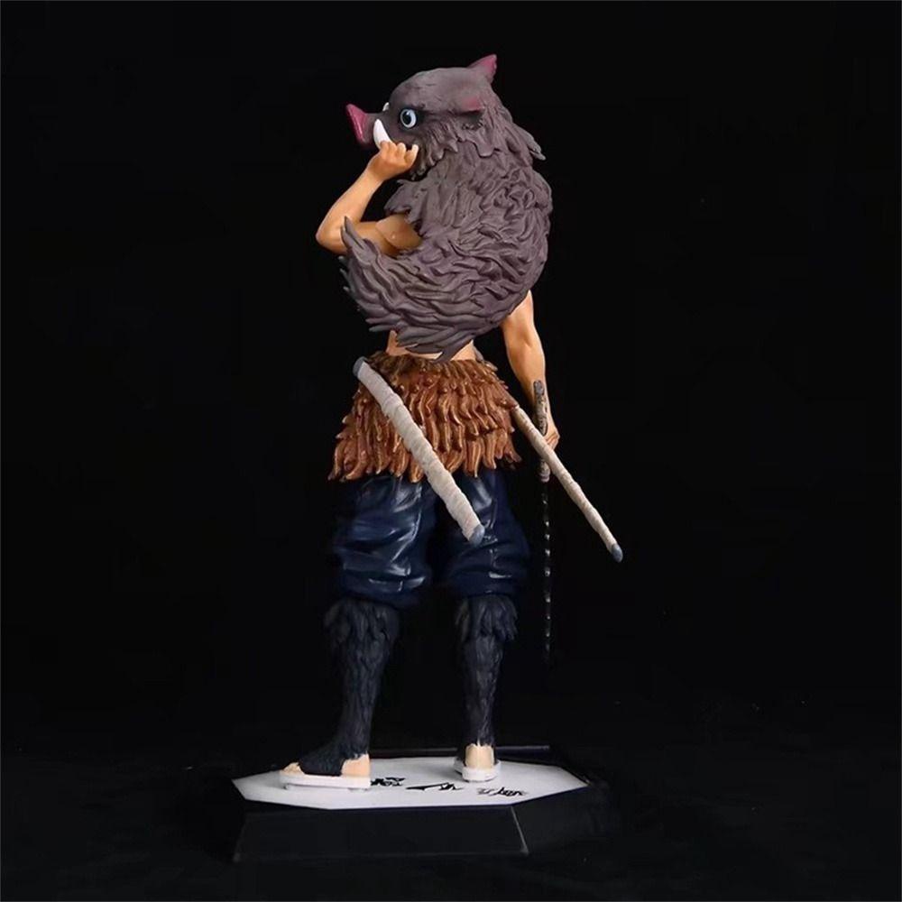 NEEDWAY Needway Demon Slayer Action Figure 29cm PVC Kimetsu No Yaiba Model Mainan PVC Action Figure Inosuke Anime