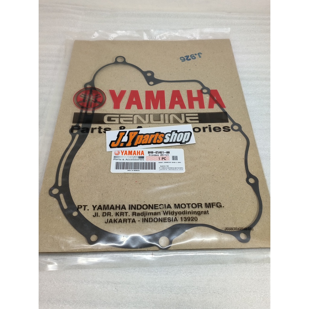 perpak packing paking blok kopling kanan r15 v2 xabre original YGP B48-E5461-00