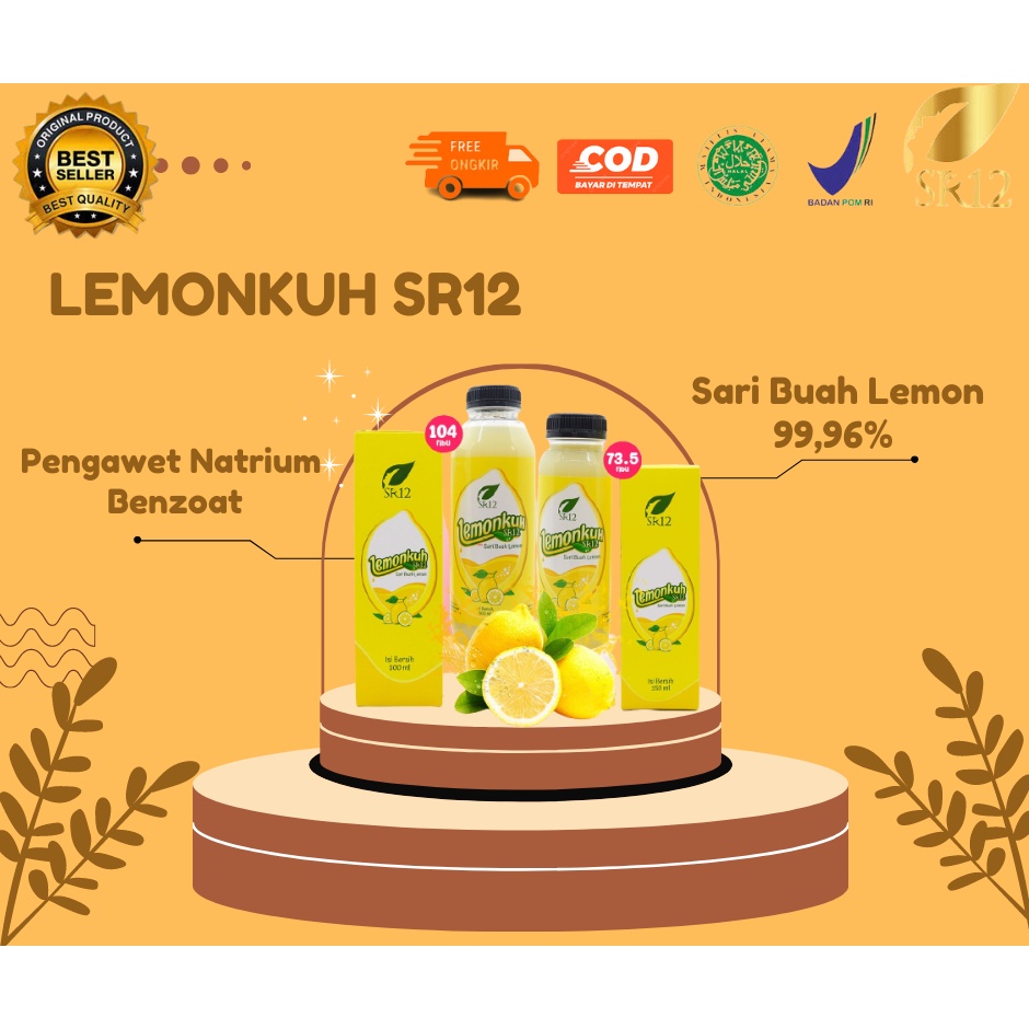 

LEMONKUH SR12 HERBAL SKINCARE/MENCERAHKAN KULIT WAJAH ALAMI/BPOM/HALAL/ORI