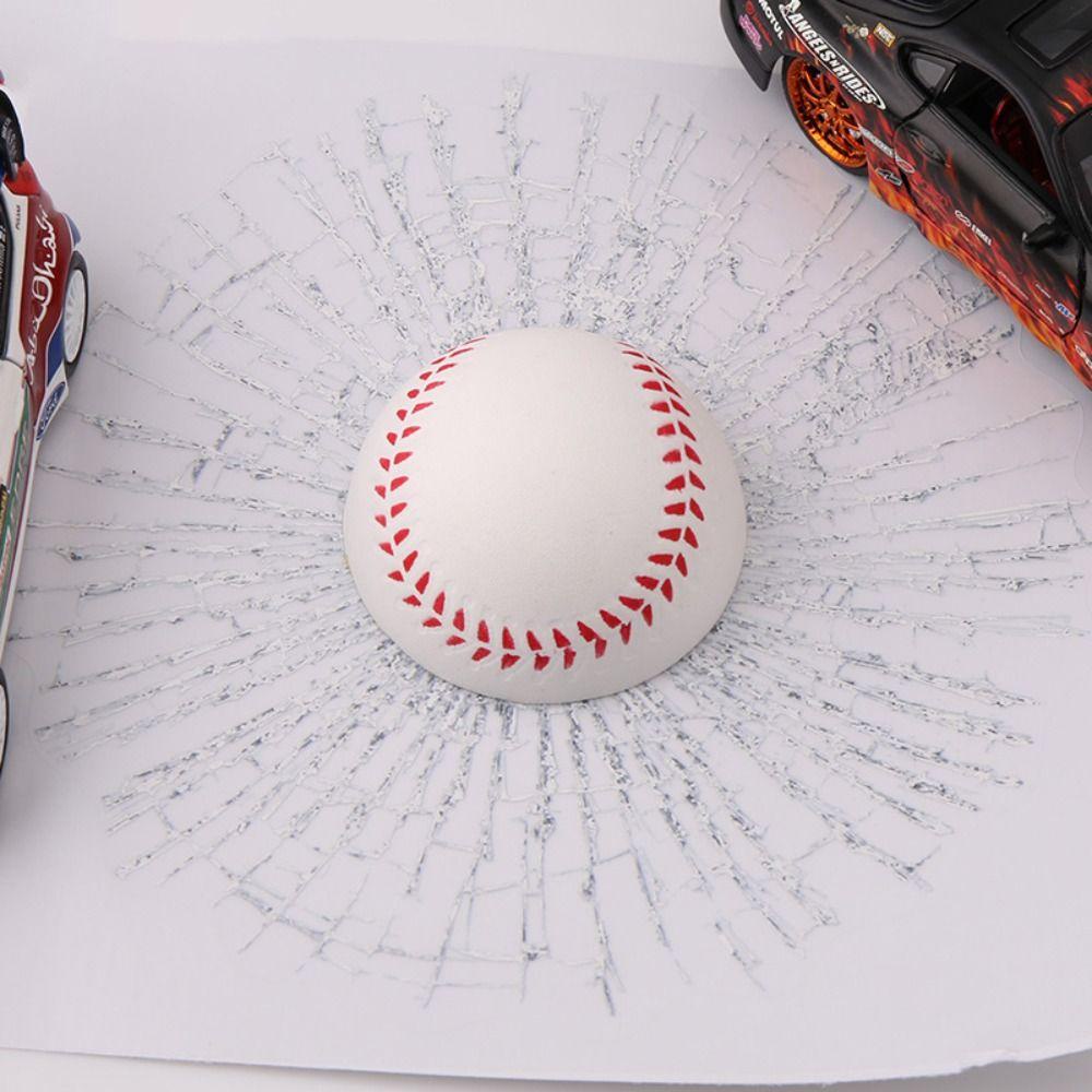 Populer Stiker Mobil Universal 3D Baseball Football DIY Styling Mobil