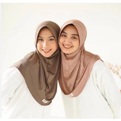 HIJAB BERGO SPORT/JERSEY/HAMIDAH HIJAB INSTAN WANITA (M &amp; L) HIJAB BERGO SPORT OLAHRAGA JERSEY PREMIUM ( LEBIH TEBAL )  BISA COD