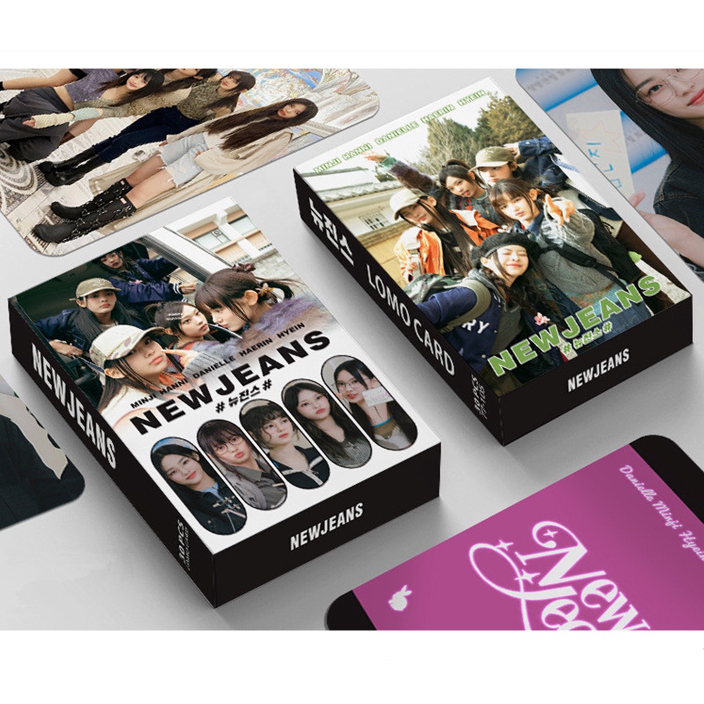 30pcs /box NJ Photocards Album Bunnies Kartu Lomo NJ Kpop Postcards