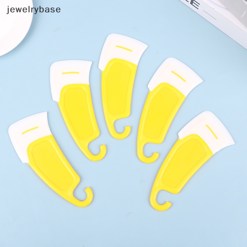 [jewelrybase] 5pcs Scraper Dapur Pembersih Noda Minyak Spatula Silikon Kue Baking Gadget Butik