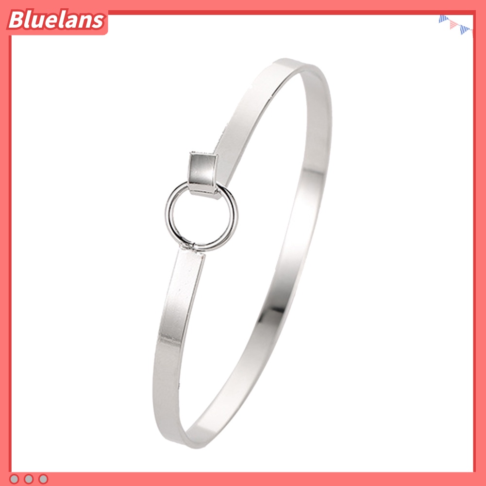 [BLS] Fashion Sederhana Wanita Berongga Lingkaran Terbuka Gelang Bangle Perhiasan Pergelangan Tangan Dekorasi Hadiah