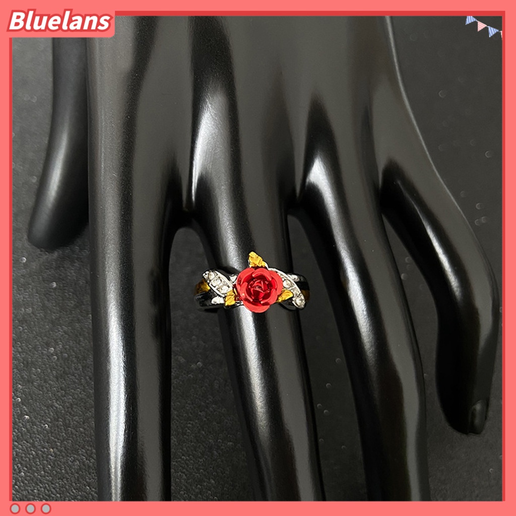 [BLS] Cincin Huruf Inggris Motif Cincin Perhiasan Tunangan Bahan Alloy Tahan Karat Untuk Gadis