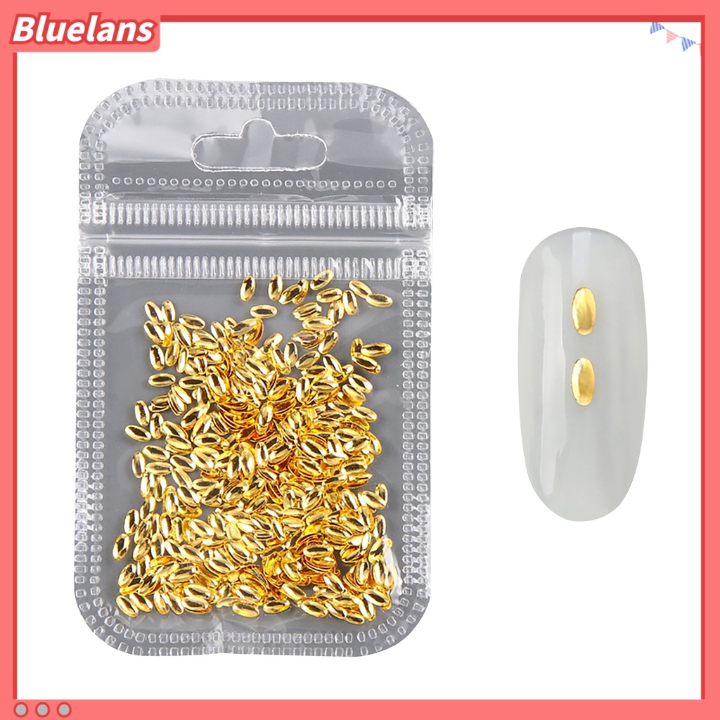 [BLM] 500pcs /Pack Stud Nail Art Desain Hollow Dekorasi Kuku Logam Fashion Manicure Rivet Sequin Untuk Kecantikan