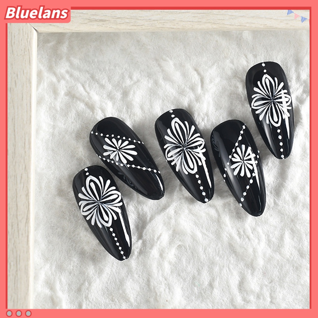 [BLM] 5g Nail Art Plester No-wash Hitam Putih Warna-Warni Lukisan Gel Kaleng Timbul Kutek Gel Untuk Salon Kuku