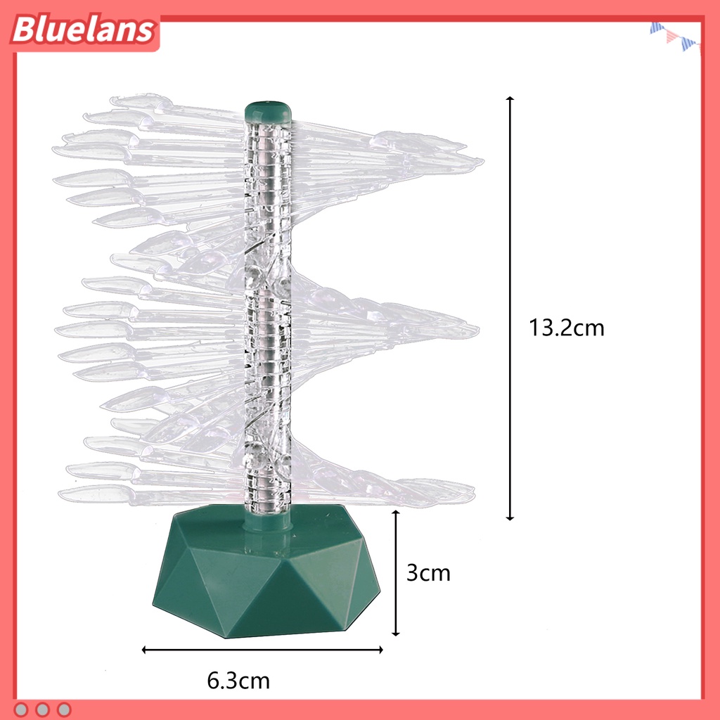 [BLM] 1set Nail Display Stand Reusable DIY Ringan Spiral Kuku Palsu Display Rak Alat Praktek Perlengkapan Rumah Tangga