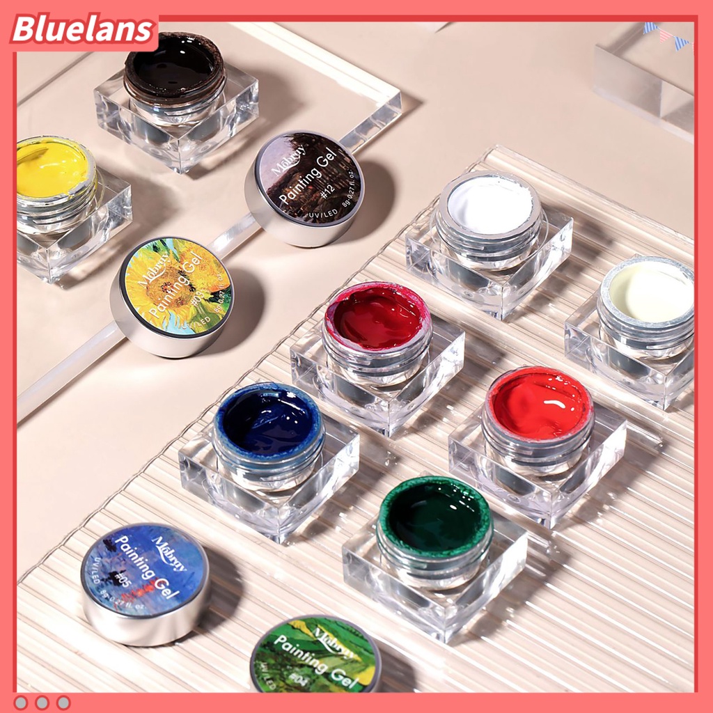 [BLM] 8g Manicure Painted Glue Bahan Aman Tahan Air Krim Kutek Cat Dicat Fototerapi Lem Manicure Polish Gel Perlengkapan Kuku