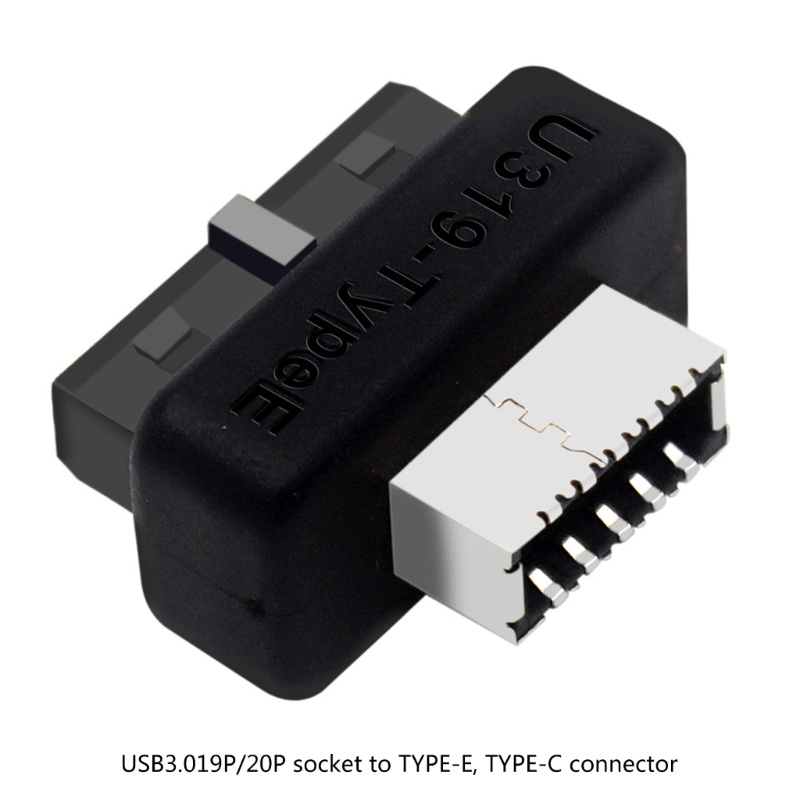 Cre Usb3 0 Header Internal Ke Usb3 1 3 2tipe C Adaptor Tipe-E Depan 20pin 19pin Converter Untuk PC Motherboard Connecto