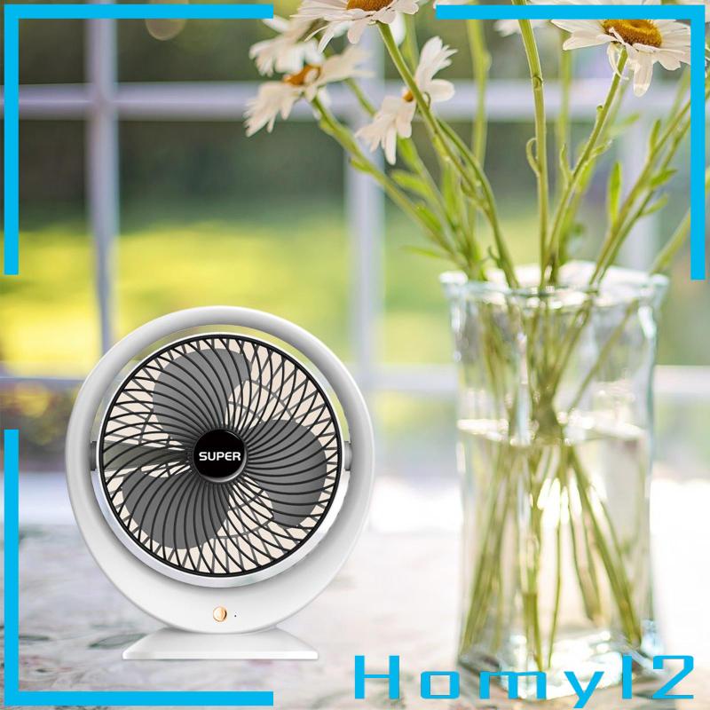 [HOMYL2] Kipas Angin Desktop 3speed Angin USB Rechargeable Mini Fan Untuk travel Kantor Indoor