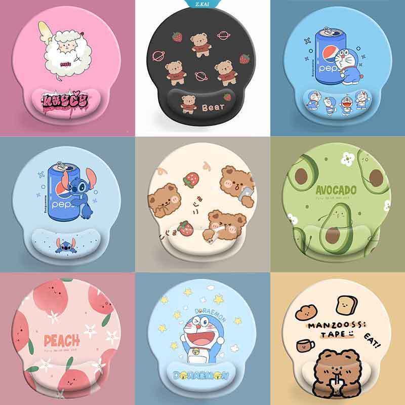 Gadis Kecil Yang Lucu Kantor Kreatif Silikon Pelindung Pergelangan Tangan Mouse Pad Gadis Jantung Ins Angin Silikon Pelindung Mouse Pad [ZK]