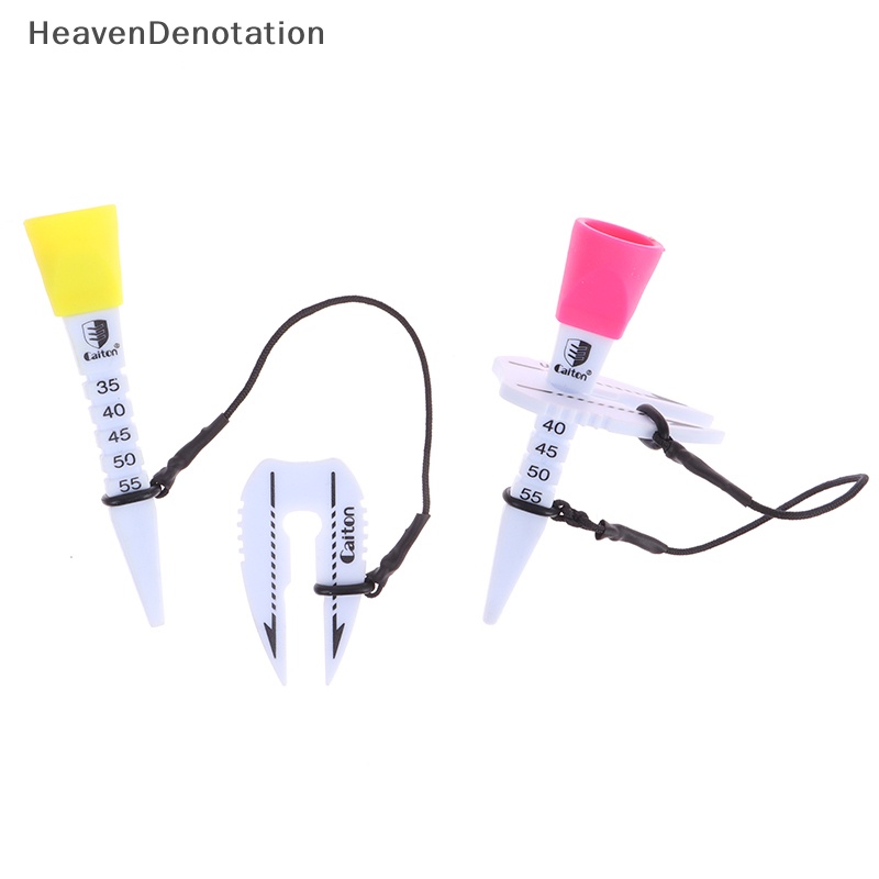 [HeavenDenotation] 1pc Golf Tee Multi Fungsi Plastice Golf Tee Aksesoris Golf Yang Dapat Disesuaikan HDV