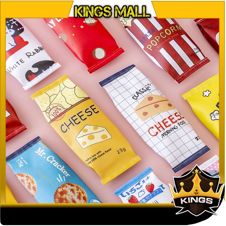 

KINGS - S5823 Kotak Pensil Unik Motif Snack Food and Fruit / Tempat Pensil Fashion Japanese Import / Kotak Pensil Anak Motif