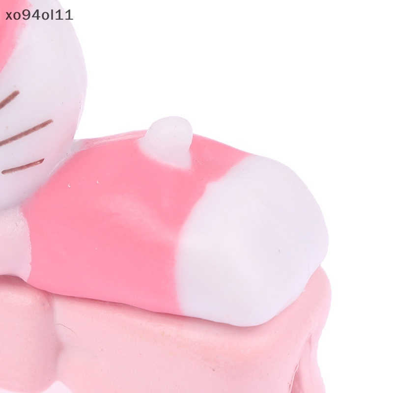 Xo 6Pcs Sanrio Seri Postur Rebahan Kartun Model Boneka Mainan PVC Angka Toy Doll OL