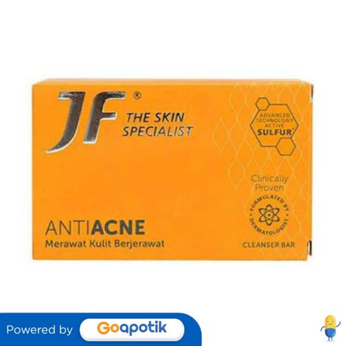Jf Sulfur Anti Acne Cleanser Bar 90 Gram