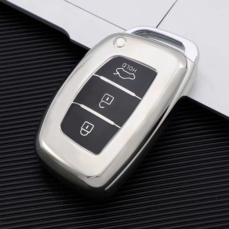 Untuk Hyundai Elantra/Tucson/IONIQ/i30/i40 Keyless Remote Car Key Silicone Cover Casing