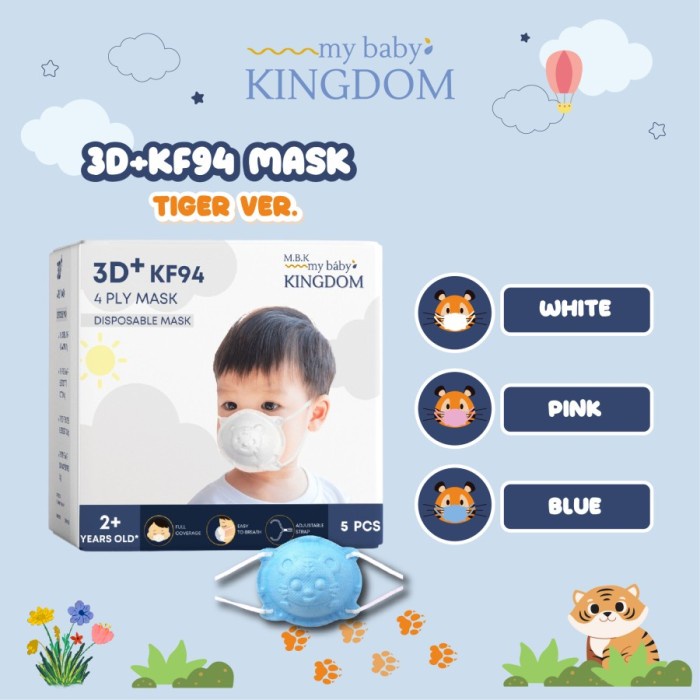 My Baby Kingdom 3d+ KF94 (5pcs) Masker Anak