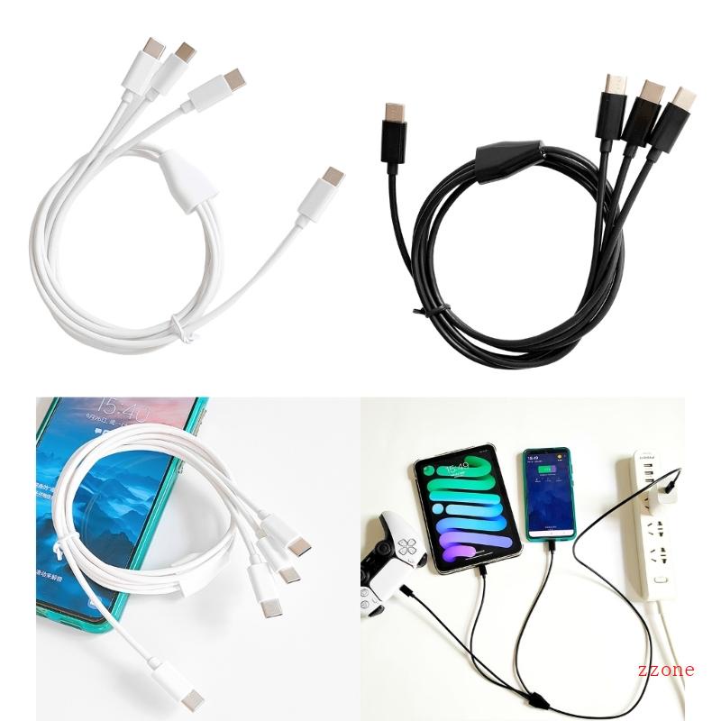 Zzz Muti Kabel Cas 3in1 Dengan Colokan Tipe C Multiple Charger Cord Cable Kawat