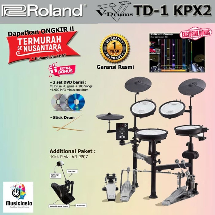 Roland TD-1 KPX2 + Pedal / TD1KPX2 / TD 1KPX2 / TD1 KPX2 / TD1-KPX2