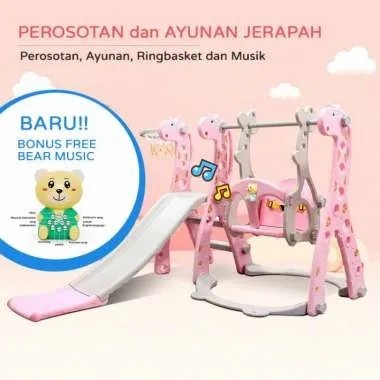 Perosotan Serodotan Anak Ayunan Ring Basket KISUBO VRT 119 DP - Biru Musik