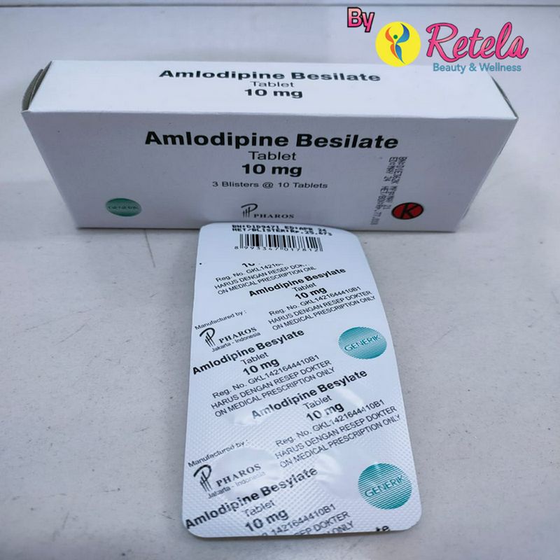 AMLODIPINE 10 MG OGB 1 BLISTER 10 TABLET